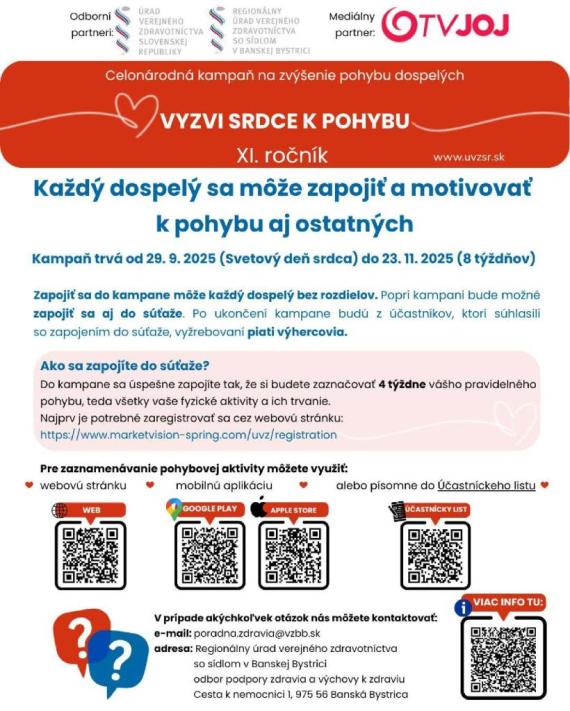 Vyzvi srdce k pohybu